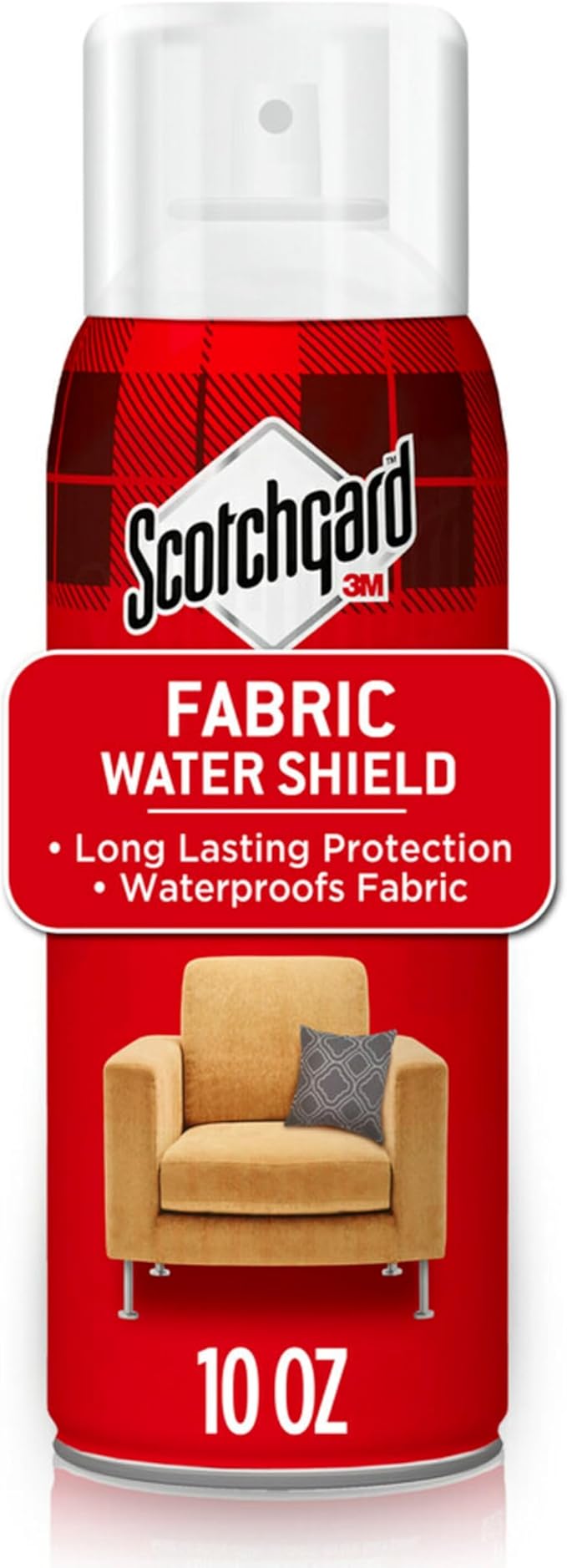 Scotchgard Fabric Water Shield, Water Repellent Spray for Clothing and Household Upholstery Items, Long-Lasting Water Repellent, Four 10 Oz (Pack of 4)