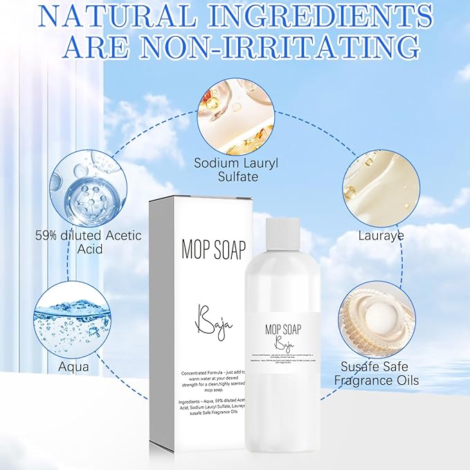 Mop Soap Brazilian Waves, Mop Soap Scented, Luxury Mop Soap, Mop Soap For Floor Cleaning (120ml)