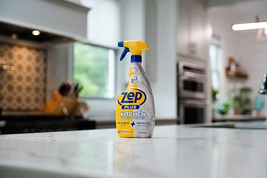 Zep Plus Kitchen Foaming Cleaner - 32 FL OZ - R54412-2-in-1 benefits clean while protecting surfaces from stains and stuck-on grime