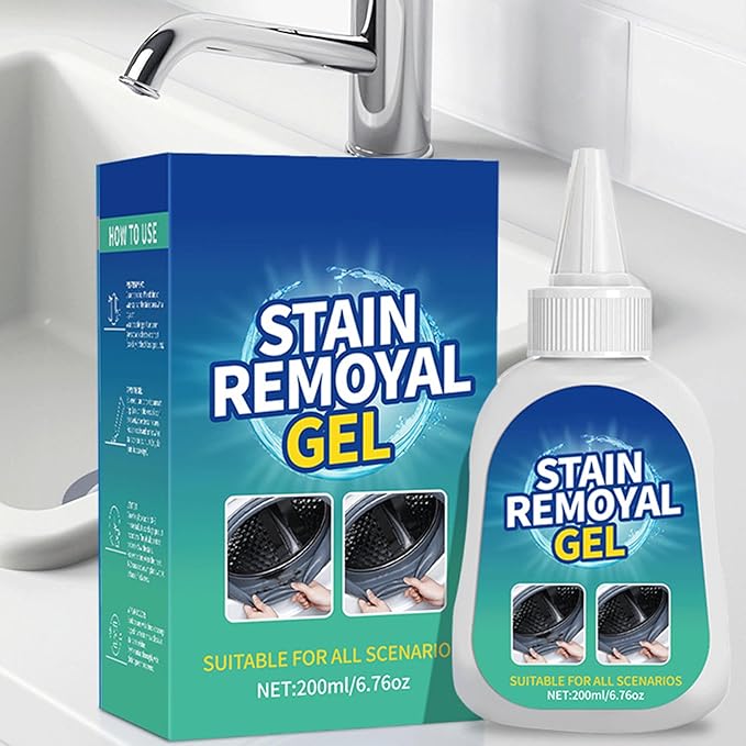 Multi-purpose Stain Remover Gel, Front-Loading Washing Machine Stain Remover, Suitable for Washing Machine Gasket Rubber Seal, Household Stain Remover Gel (2)