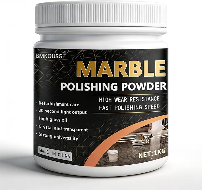 2.2LB Marble Polishing Powder Granite Polish Marble Cleaner Nature Stone Sealer | Professional Grade - Suitable for All Kinds of Stone Polishing Treatment and Shine Renewal