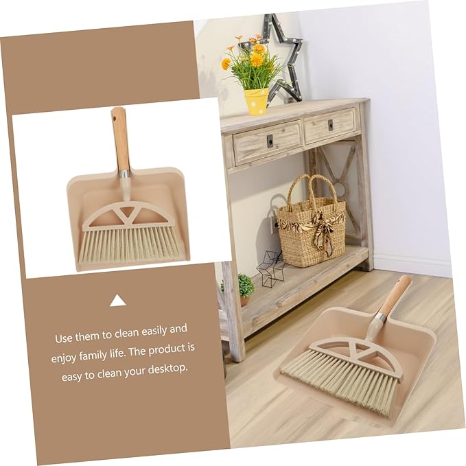 Desktop Cleaning Mini Broom Dustpan Home Accessory Table Duster Cleaning Set Broom Dustpan