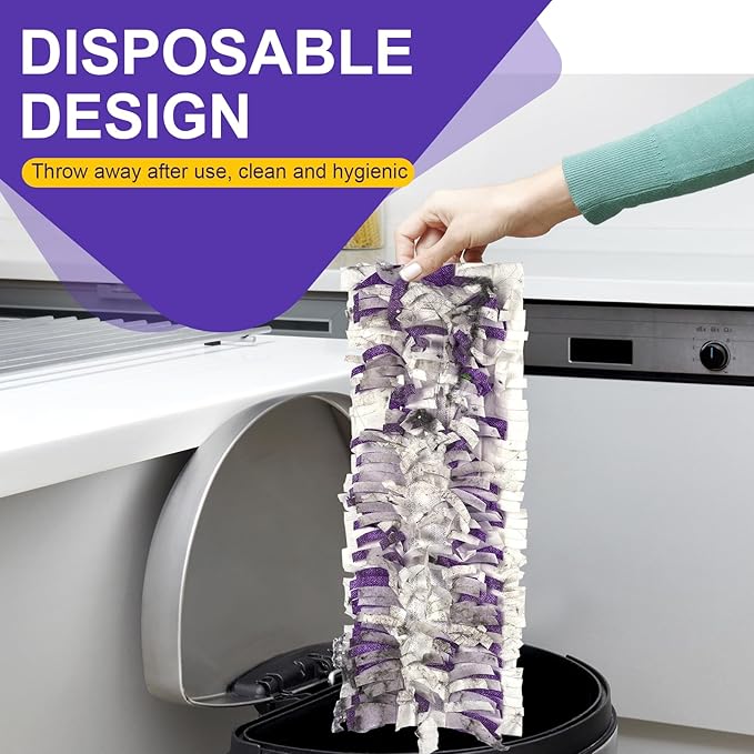 5X Cleaning Power Mop Pads Compatible with Swiffer PowerMop, Disposable Mopping Pad Refills for Cleaning, Multi-Surface Wood Floor Replacement Pads