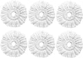 6 Pack Spin Mop Replacement Heads Compatible with Hurricane, Mopnado, Casabella and Other Standard Size Spin Mop, Easy to Clean and Durable Microfiber Spin Mop Refills, Mops Head for Floor Cleaning