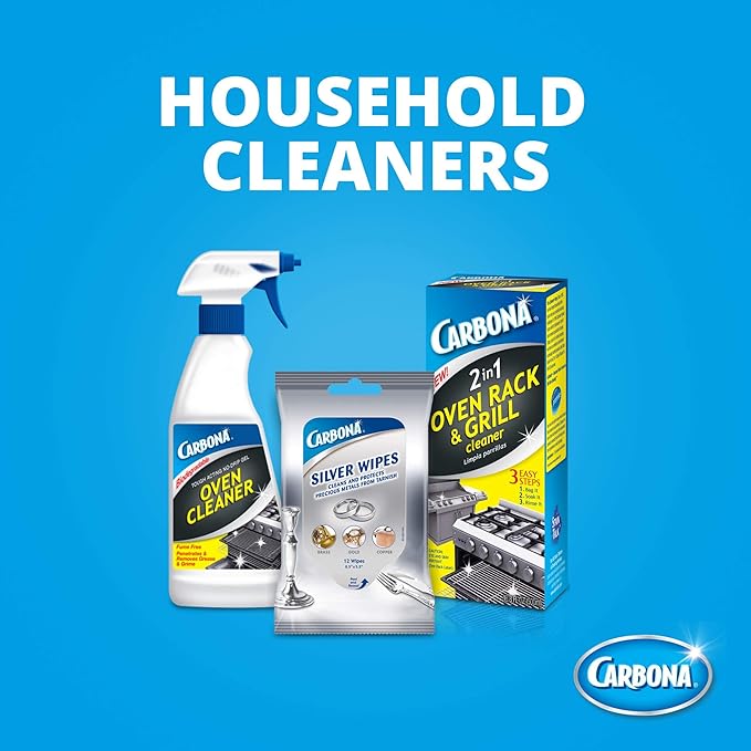 Carbona Oven Cleaner | Grease & Stain Fighting Formula | Odor Free | 16.8 Fl Oz Each, 3 Pack