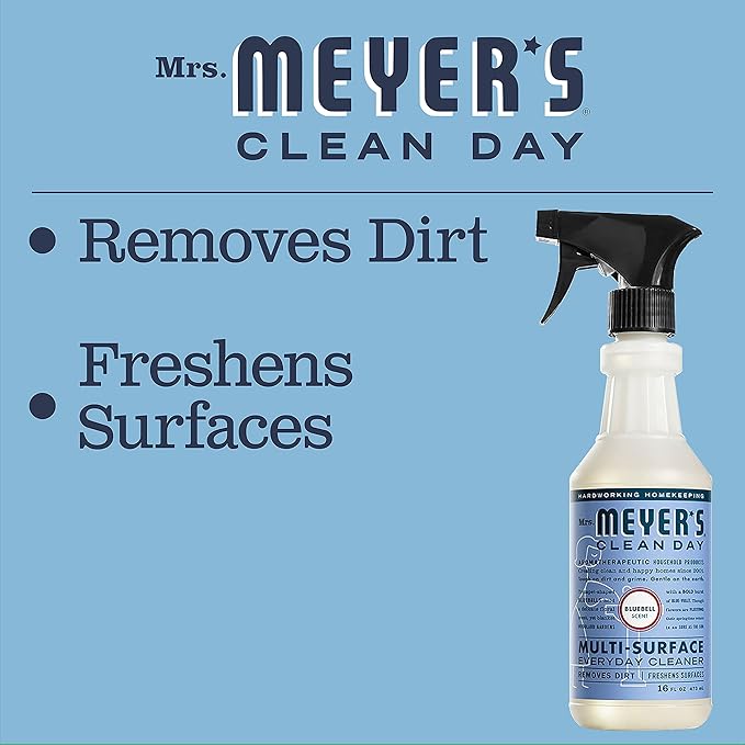 Mrs. Meyer's All-Purpose Cleaner Spray, Bluebell, 16 fl. oz - Pack of 3
