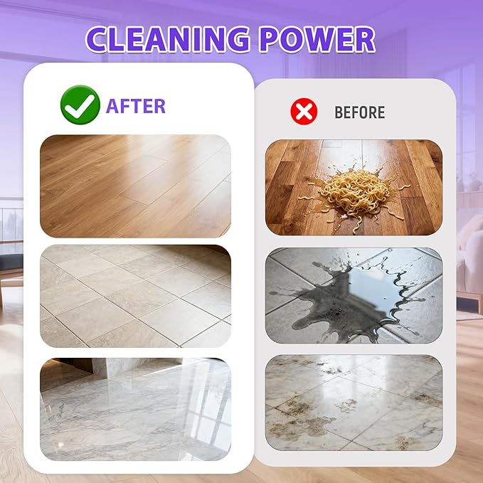 Floor Cleaning Solution Compatible with Tineco – Lavender Floor Cleaner – Long-Lasting, Fresh & Crisp Scent – For All Cordless Wet/Dry Vacuum Mop Cleaner & Robot Vacuums with Mopping (2 Bottle)