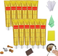 Raturv Metal Polish Cream, Instashine Metal Cream, Metal Polishing Paste, Metal Polishing Kit, Chrome Polish And Rust Remover For Stainless Steel (10pcs)