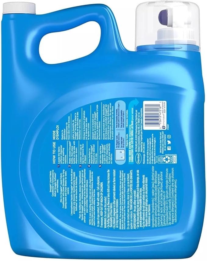 Liquid Fabric Softener, Blue Sparkle, 235 loads, 188 fl. oz.