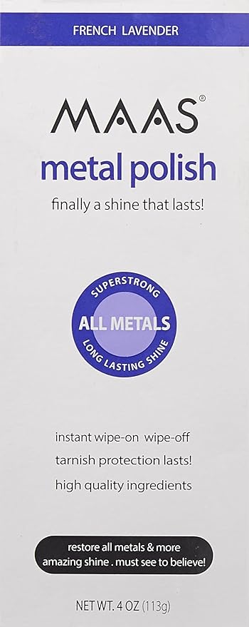 MAAS 91401 Metal Polish 4 Ounce, Pack of 1