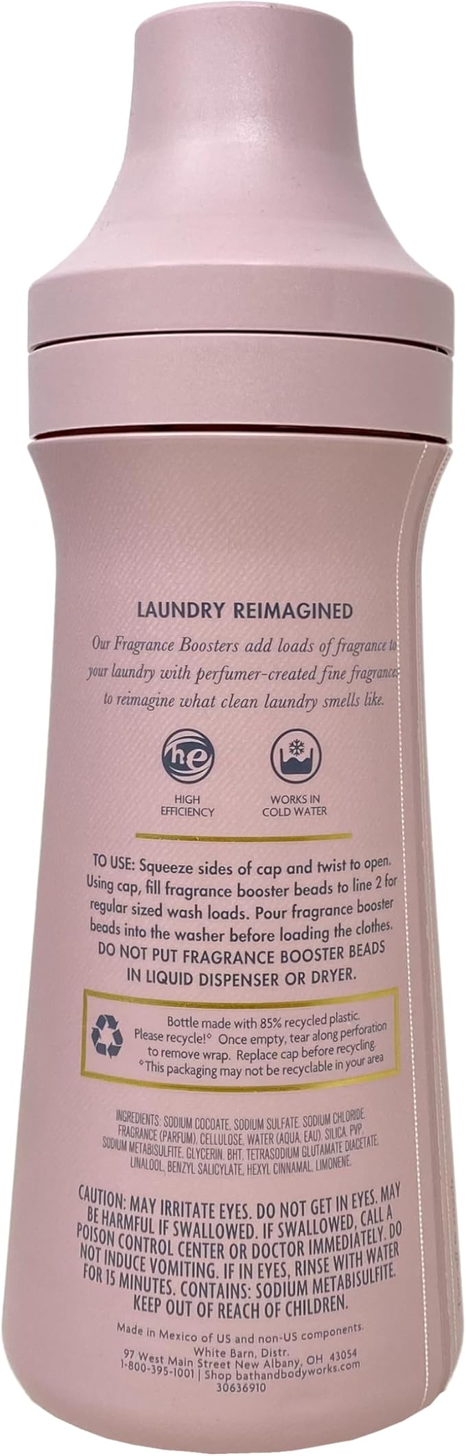 Bath & Body Works Cozy Cashmere Fabric Care Fragrance Booster with a Natural Oats Bar Soap