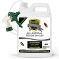 Roach Killer and Peppermint Repellent for Roaches & Cockroaches -All Natural & Safe Spray for Indoor/Outdoor Infestations - Natural Armor Roach Shield, 128 Oz Gallon, Ready to Use w/Trigger Sprayer