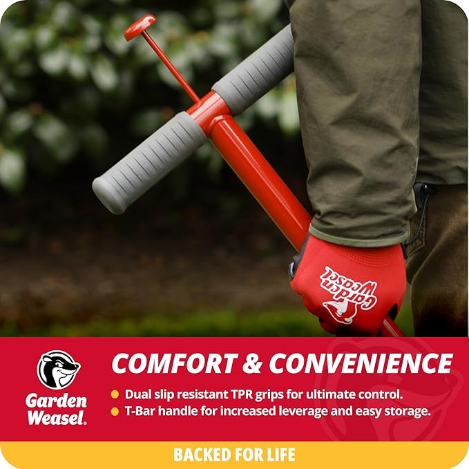 Garden Weasel 2-Piece Weed & Edge Kit | for Easy Weed Removal and Sculpting Garden Beds, Patios, and Sidewalks | Gardening Bundle for Lawn Care | 90710-A