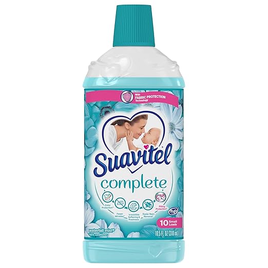 Suavitel Complete Fabric Conditioner, Waterfall Mist, 10.5 oz (Pack of 12)