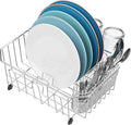 GSlife Mini in Sink Dish Drying Rack - Stainless Steel Small Dish Drainer for RV Kitchen Apartment Sink, 9.5" W x 13.4" L