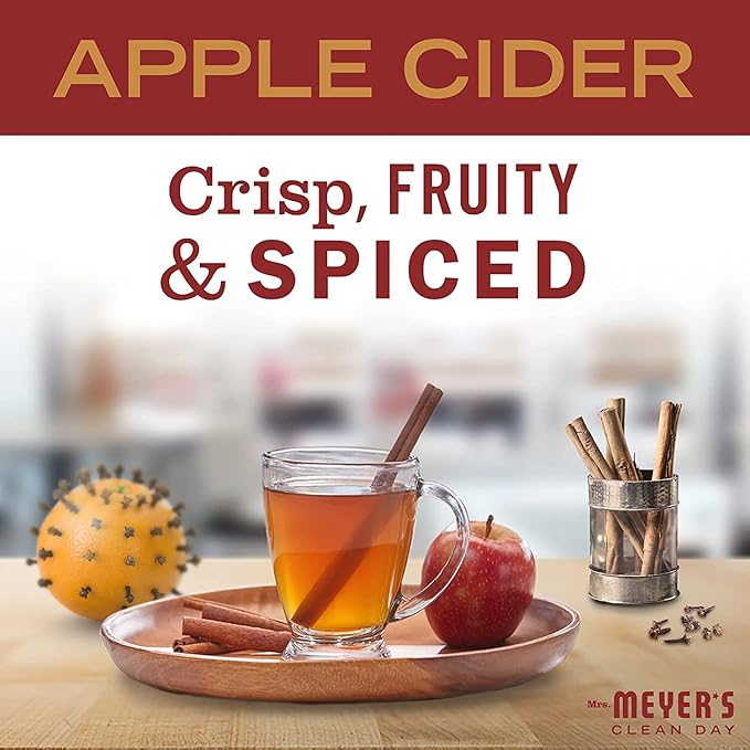Mrs. MEYER'S CLEAN DAY Multi-Surface Cleaner 3 Pack Variety 16 OZ Each, 1 CT (Mum + Apple Cider + Acorn Spice)