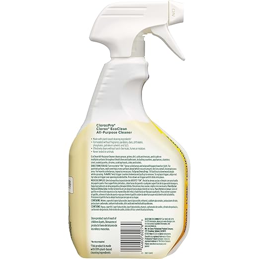 Clorox CloroxPro EcoClean All-Purpose Cleaner Spray Bottle, 32 Oz