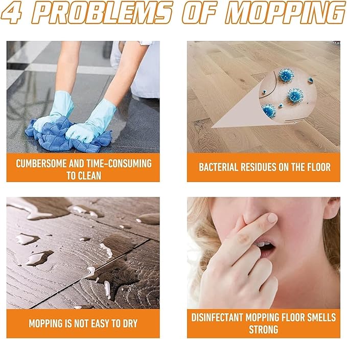 2 PCS Momeng FloorOrange, FloorCare,Momeng Floor Liquid, Powerful Decontamination Floor, Multipurpose Concentrate (200ML)