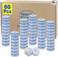 60pcs Disposable Toilet Wand Refills for Clorox,Replacement Brush Heads Compatible With Most Toilet Wand Refill System,Upgrade Fiber Cleaner Heads for Closestool Cleaning.（not included brush rod）