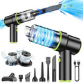 CODN Handheld Car Vacuum Portable Cordless, 2 in 1 Handheld Vacuum Cleaner 12000PA Air Duster with Multi-Nozzles and LED Light, Mini Hand Held Vacuum Rechargeable for Home, Car, Office, Pet Hair