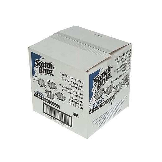 3M Scotch-Brite Big Blue Scouring Pad 80CC, 4.5 in x 8.5 in
