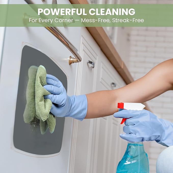 Microfiber Cleaning Cloth, 100 Pack Assorted Color Cleaning Rags for Housekeeping, Colorful Reusable Microfiber Towels for Car, Kitchen, Bathroom and Household Cleaning Supplies, 11.8"X11.8"