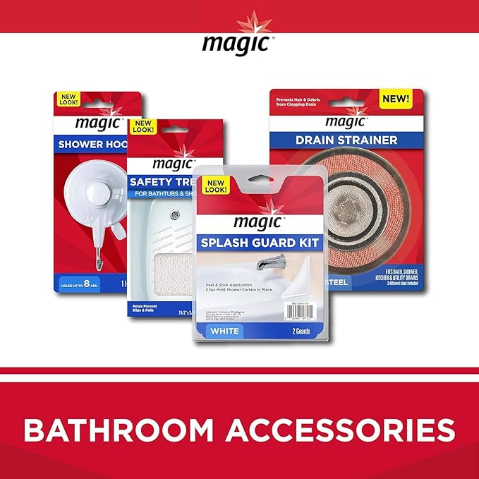 MAGIC Shower Glass and Mirror Cleaner Spray Bundle, Fog & Streak Free, Removes Soap Scum, Rust Stains, Fingerprints, Dirt, and Hard Water, Perfect for Shower Doors, Window, Glass Surfaces, 28 Fl Oz