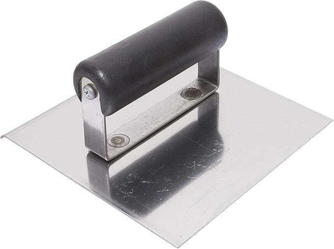 MARSHALLTOWN QLT Stainless Steel Hand Edgers, Plastic Handle, 152mm Width, 152mm Length, 19mm Radius, 22mm Lip, Made In The USA, CE515SP