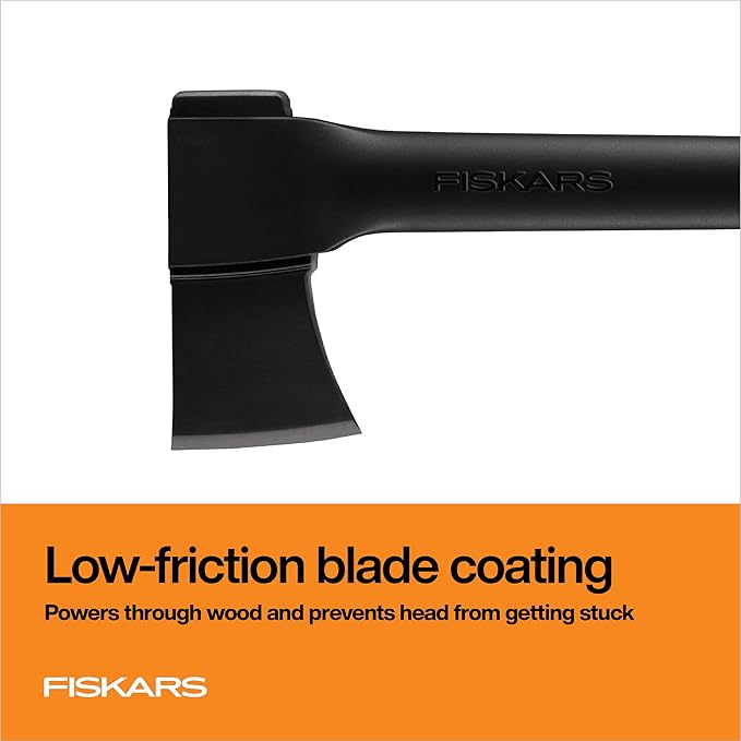 Fiskars 28" Chopping Axe, Ultra-Sharp Blade for Kindling with Ease, Weight Balanced, Garden and Outdoor Gear, 3.5 pounds, Black