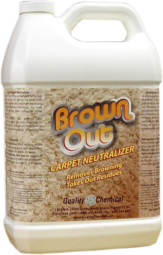 Quality Chemical Brown Out Carpet Neutralizer and Stain Remover-1 gallon f-style