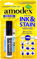 Amodex Ink & Stain Remover Traveler 0.5oz Bottle with Built-in Brush