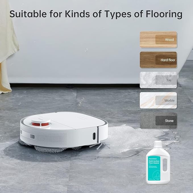 DREAME Floor Cleaning Solution Compatible with Matrix Series / Aqua10 Series/X Series / Aqua10 Series/L Series Robot Vacuum and Mop (33.81 Fl Oz)