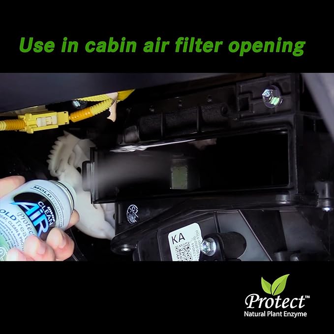 Protect™ Automotive AC Vent Treatment - Revitalize Your Car's Interior The Green Automotive Mold-Odor Treatment Solution. Say Goodbye to Unpleasant Odors and Hello to a Fresh and Protected Cabin