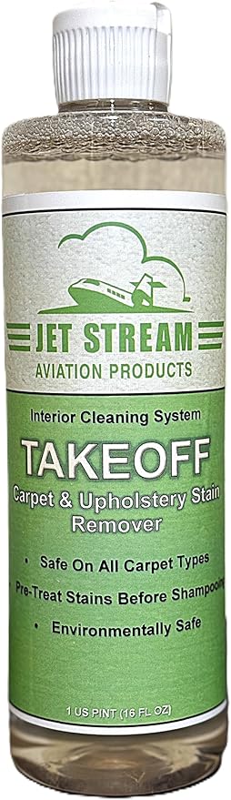 Takeoff Carpet & Upholstery Stain Remover - 16oz - Aircraft Carpet and Uphosltery Cleaner Inc