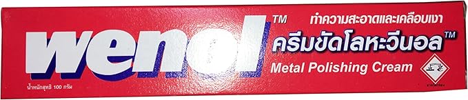 100g RED WENOL METAL POLISH CLEANER ALL FOR BRASS COPPER STAINLESS STEEL TUBE