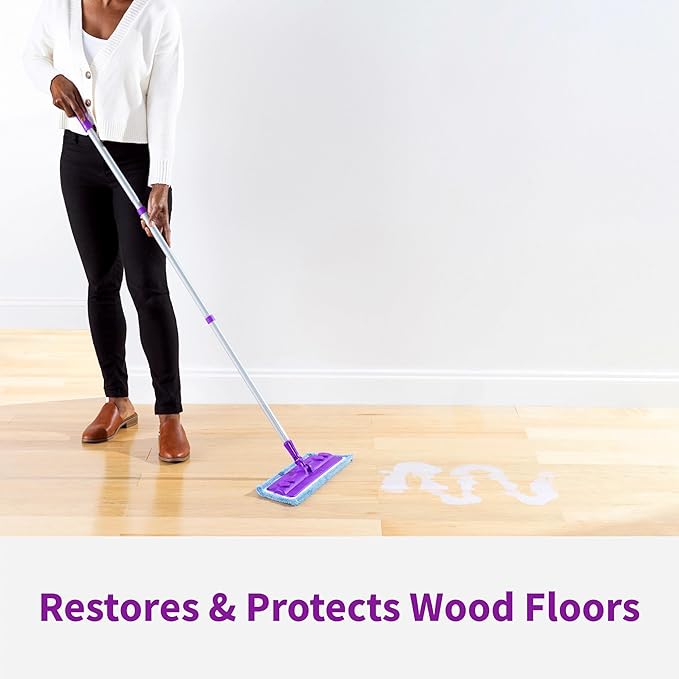 Rejuvenate Professional Wood Floor Restorer Fills Scratches, Shines And Protects Wood Flooring For A High Gloss Shine, 32 Ounces, 6 Pack
