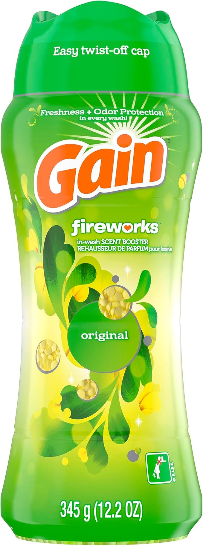 Gain In-Wash Laundry Scent Booster, Original Scent, 12.2 OZ, Fresh Extender + Odor Protection