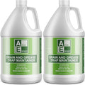 Drain and Grease Trap Maintainer- 2 Gallon (Contains 256 Treatments) - Biological Formula -Breaks Down Fats Oils and Grease - Grease Traps, Drain, Septic Systems and Sewers - Deodorizer
