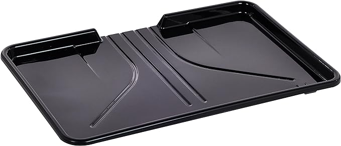Sweet Home Collection Metal, Plasic ,Dish Drainer Drain Board and Utensil Holder Simple Easy to Use, 12" x 19" x 5", Black