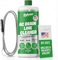 Sylvan AC Drain Line Cleaner | Free XXL Drain Brush | 32 Oz | 12 Month Supply | Made in USA | Universal Compatibility | Removes Clogs and Buildup from HVAC Condensate Lines | Air Conditioner Unclogger