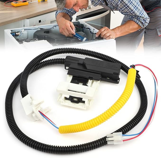 Durable Washing Machine Lid Lock Switch Cable for W11307244 W10682535 W10838613 AP6832601 Lid Latch Accessories