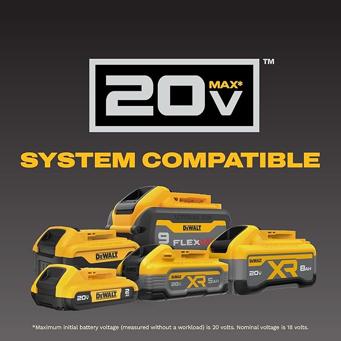 DEWALT 20V MAX Cordless Drill and Impact Driver, Power Drill Brushless 2-Tool Power Tool Combo Kit, Includes 2 Batteries, Charger and Bag (DCK277D2)