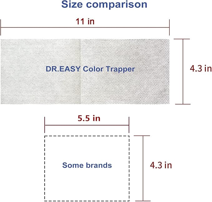DR. EASY Unscented Color Catcher Sheets, 72 Count, Special Pores Texture, Dye & Fluorescent Remover, Safe for Dryer, Compatible with All Washers & HE, Non-Toxic, All Skin Types