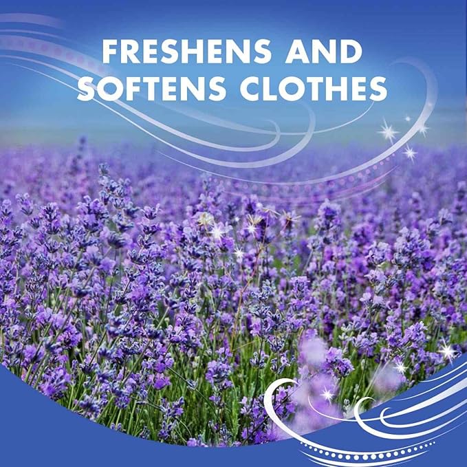 ARM & HAMMER Fabric Softener Sheets, 100 sheets, Lavender and White Linen (Pack of 6-600 Sheets Total)
