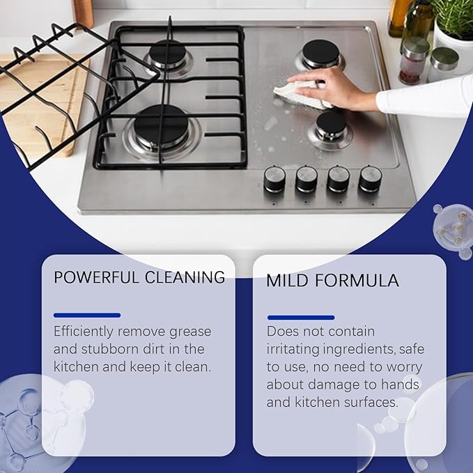 Deep Cleaning Mist, Lemon Zest, 200ml, Fast-Acting Kitchen and Bath Cleaner, 3X Cleaning Power