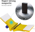 Shape Double‑Side Magnetic Glass Cleaner Wiper with 2 Cotton for Window