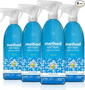 Method Antibacterial Bathroom Cleaner, Kills 99.9% of household germs, Spearmint, 28 Fl Oz, 4 pack