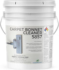 Bonnet Cleaner 5857 - Heavy Duty Shampoo Carpet Freshener Solution for Machine - Fast Drying & Pet Safe Carpet Shampoo for Rotary Cleaners, Commercial, & Industrial Use - 5 Gallon Pail