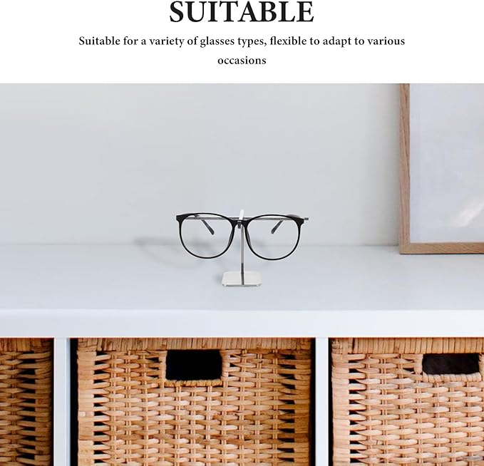 Eyeglasses Display Stand: Metal Frame Glasses Display Stand - Countertop Organizer for Sunglasses and Eyewear Storage in Retail Shops
