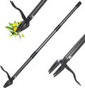 Weed Puller Tool, 4 Claw Stand Up Manual Weeder, Heavy Duty Weeding Tool with 60 inch Long Handle,Steel Head,Uprooting Dandelion Removal Gardening Tools for Farm Lawn Grass Removal
